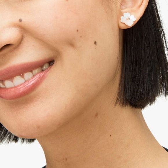 KATE SPADE • PRECIOUS PANSY • STUD EARRINGS - Picture 4 of 6